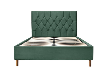 Birlea Loxley 4ft Small Double Green Fabric Ottoman Bed Frame