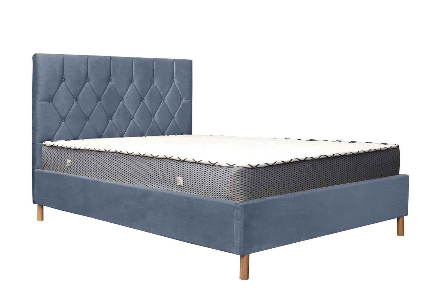 Birlea Loxley 4ft Small Double Grey Fabric Ottoman Bed Frame