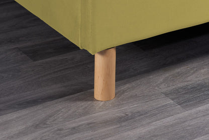 Birlea Loxley 4ft6 Double Mustard Fabric Ottoman Bed Frame