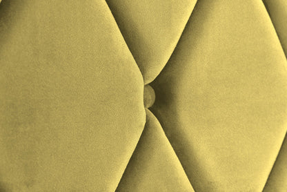 Birlea Loxley 4ft6 Double Mustard Fabric Ottoman Bed Frame