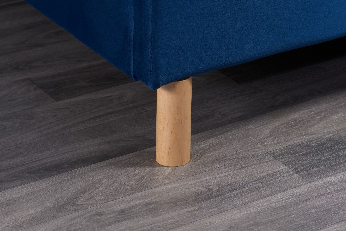 Birlea Loxley 4ft6 Double Blue Fabric Ottoman Bed Frame