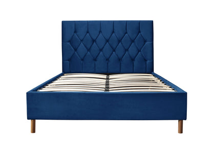 Birlea Loxley 5ft Kingsize Blue Fabric Ottoman Bed Frame