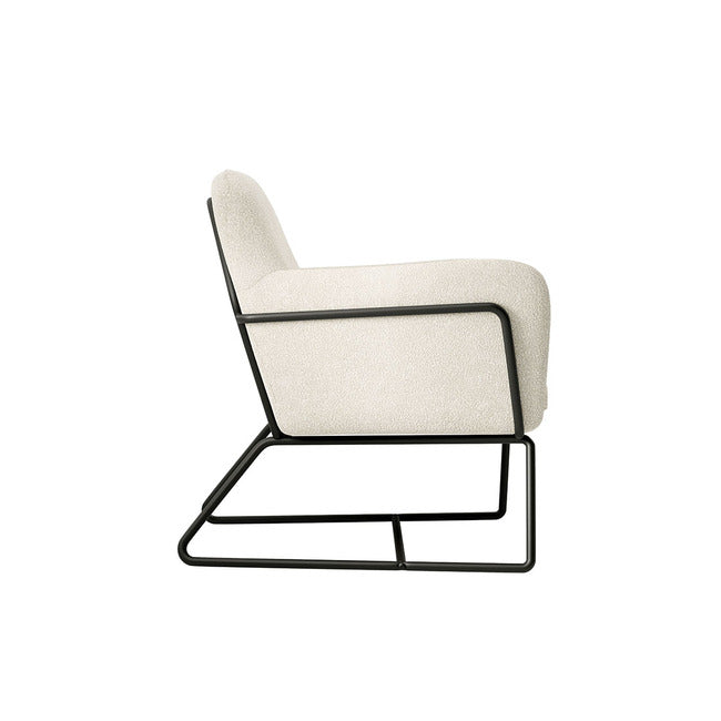 LPD Charles Ivory Boucle Armchair