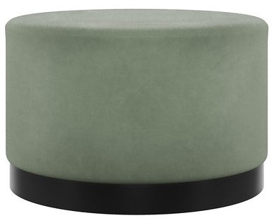 LPD Lara Large Sage Velvet Pouffe