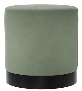 LPD Lara Small Sage Velvet Pouffe