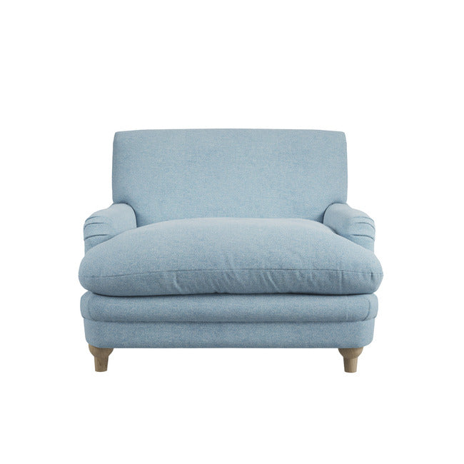 LPD Plumpton duck egg blue weave chair