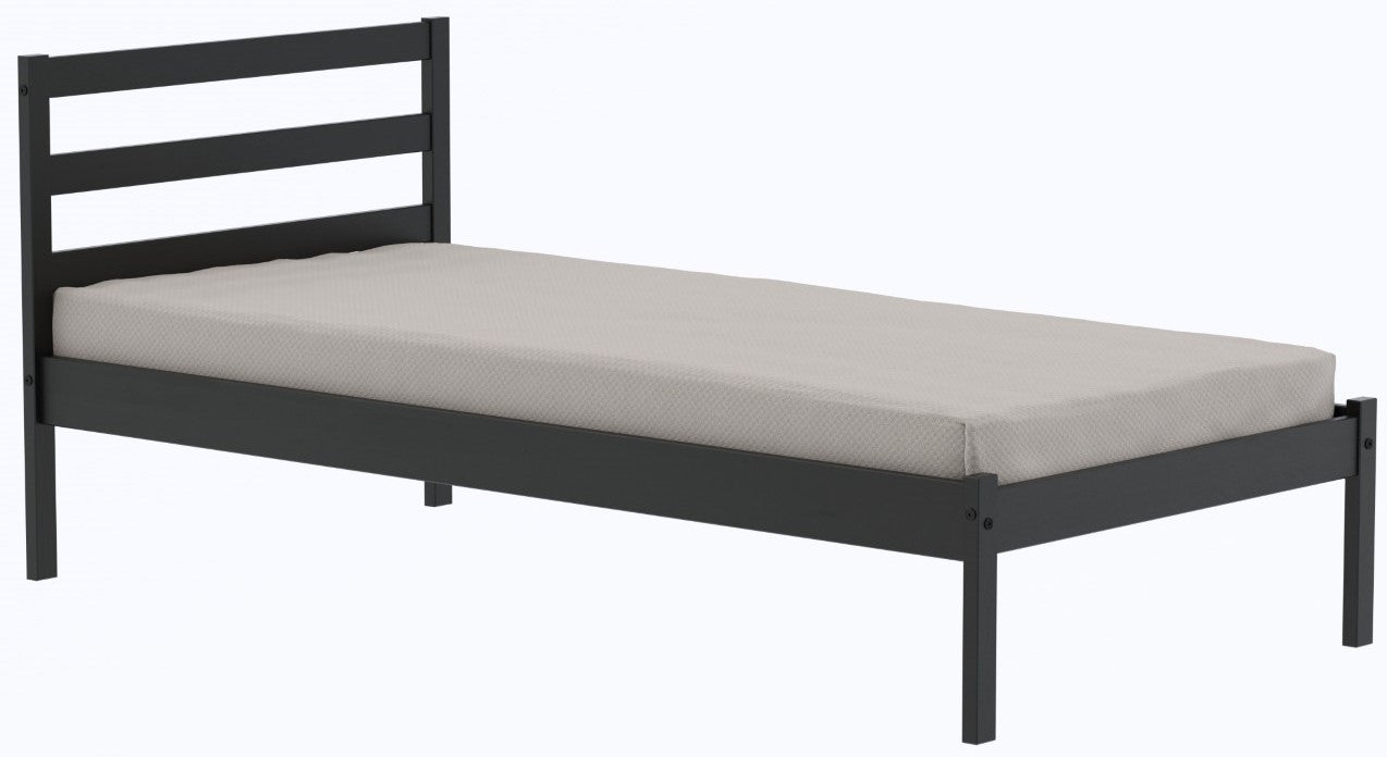 Birlea Luka 4ft6 Double Black Pine Bed Frame