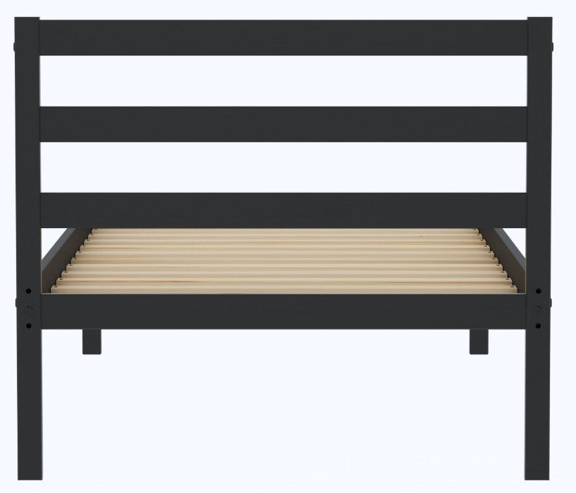 Birlea Luka 4ft6 Double Black Pine Bed Frame