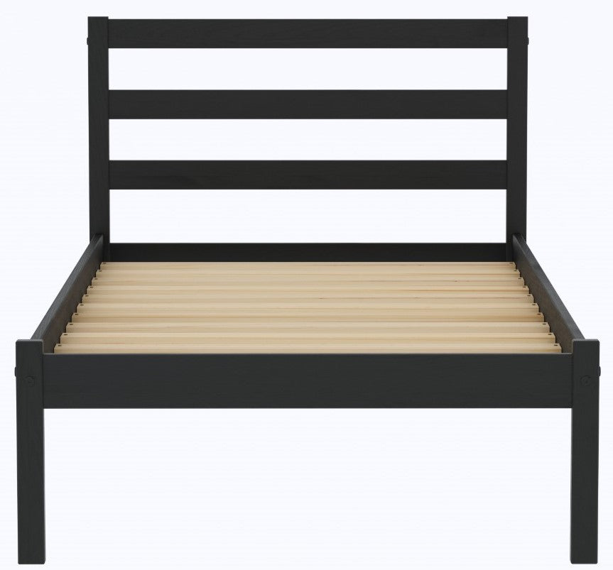 Birlea Luka 4ft6 Double Black Pine Bed Frame