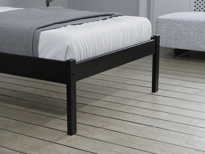 Birlea Luka 4ft6 Double Black Pine Bed Frame