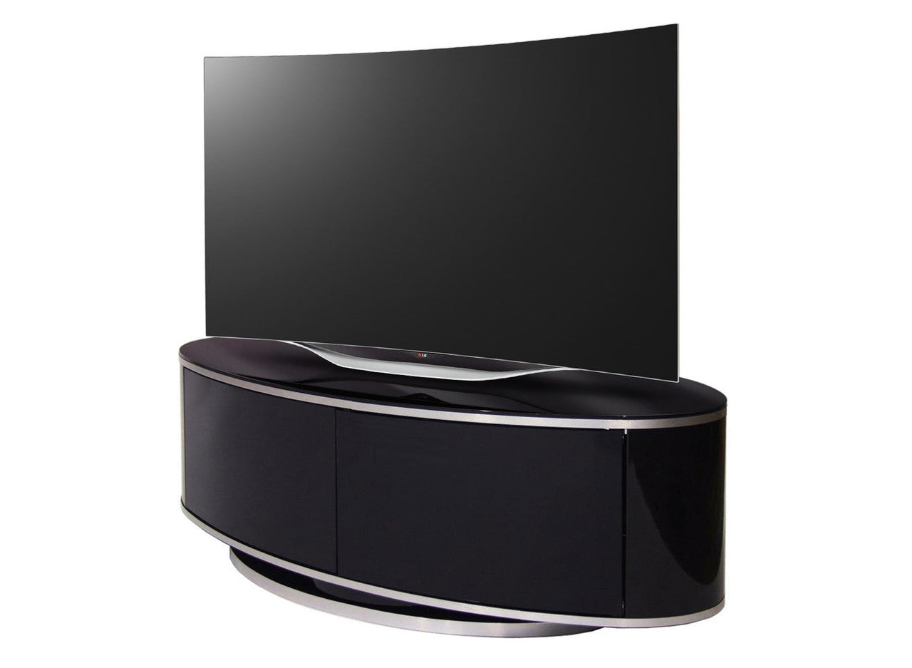 MDA Designs Luna AV  Black TV stands and entertainment units suitable for tv up to 50"