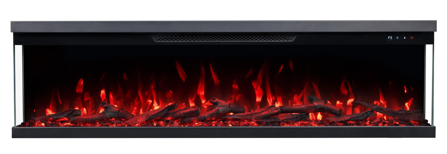 Giatalia Luxion Black 3 Sided Fire