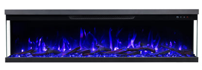 Giatalia Luxion Black 3 Sided Fire