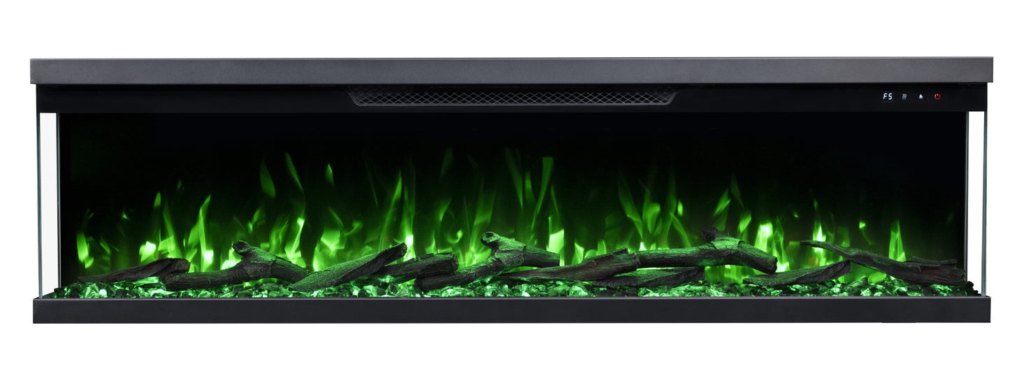 Giatalia Luxion Black 3 Sided Fire