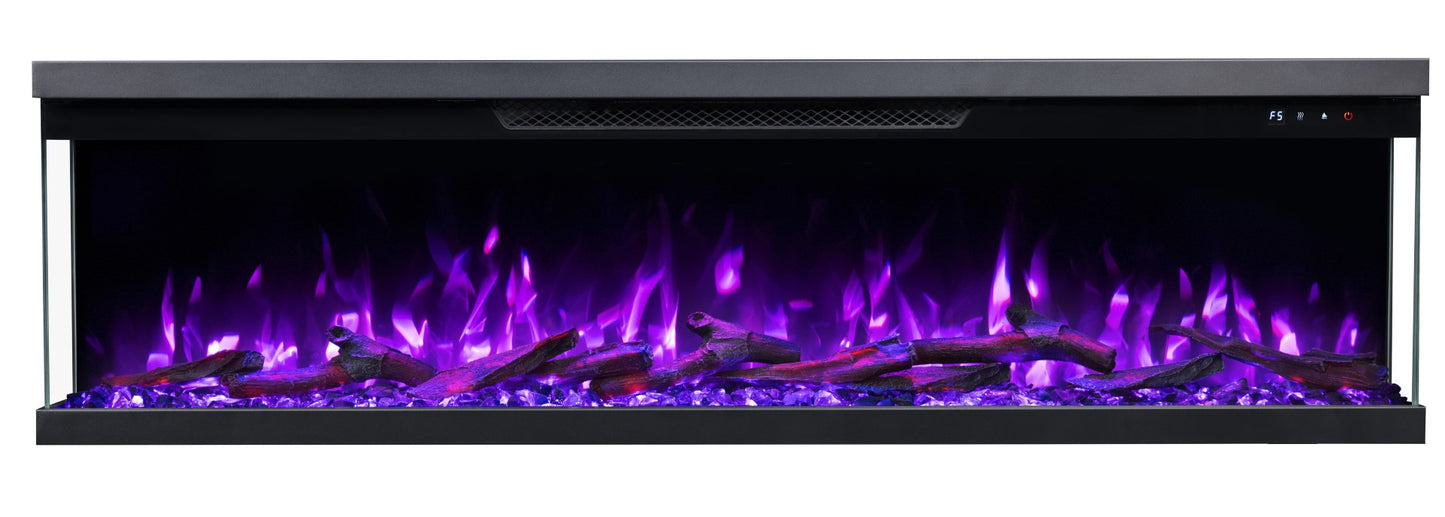 Giatalia Luxion Black 3 Sided Fire