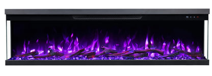 Giatalia Luxion Black 3 Sided Fire