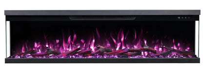 Giatalia Luxion Black 3 Sided Fire
