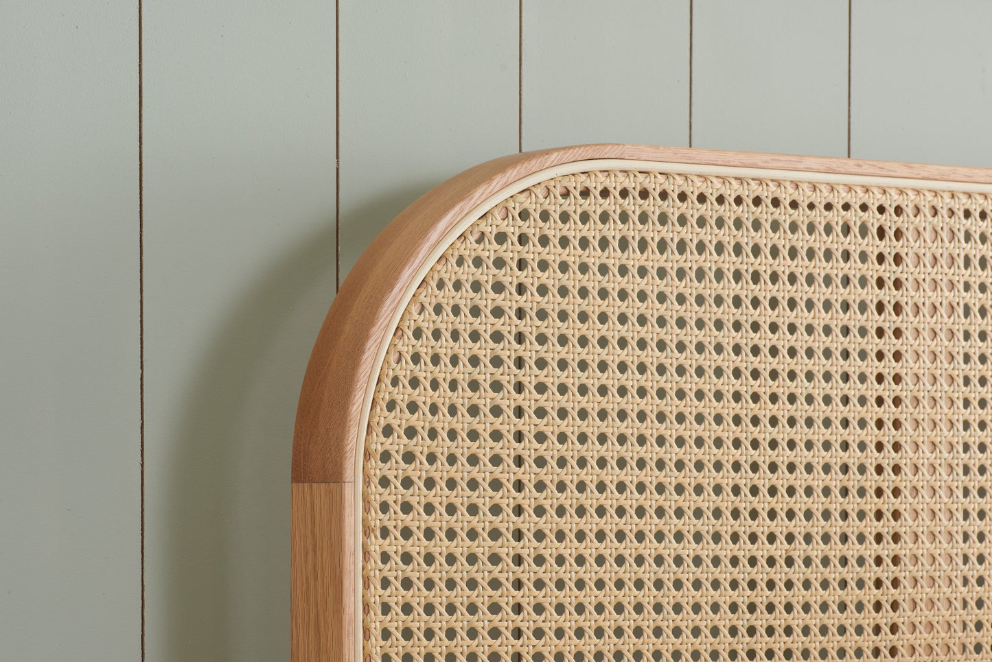 Birlea Margot 6ft Super Kingsize Brown & Oak Rattan Bed Frame