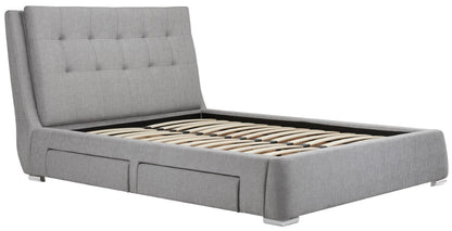 Birlea Mayfair 5ft Kingsize Grey fabric Bed Frame