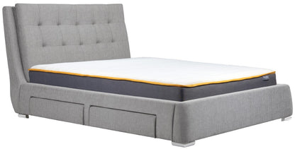 Birlea Mayfair 5ft Kingsize Grey fabric Bed Frame