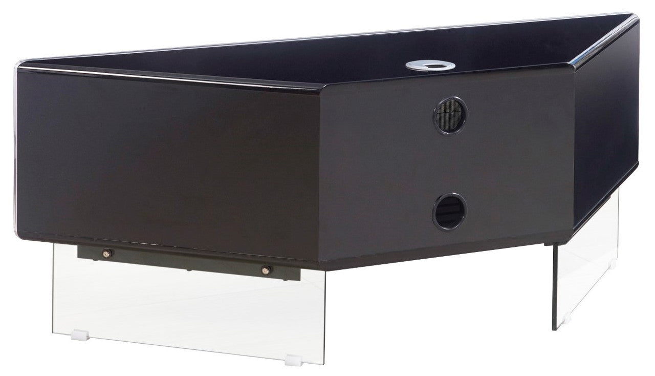 Antares Black Hybrid Corner TV Unit For TVs Up To 55 Inches