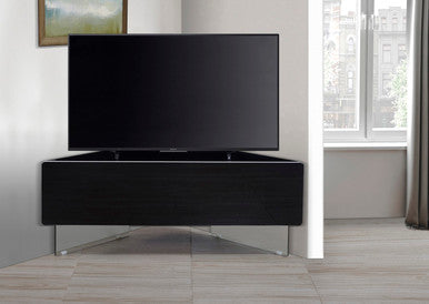Antares Black Hybrid Corner TV Unit For TVs Up To 55 Inches