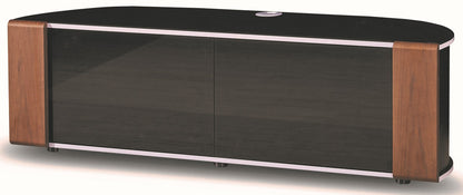 Sirius 1600 Corner TV Stand For TVs Up To 65 Inches With Oak/Walnut Trims
