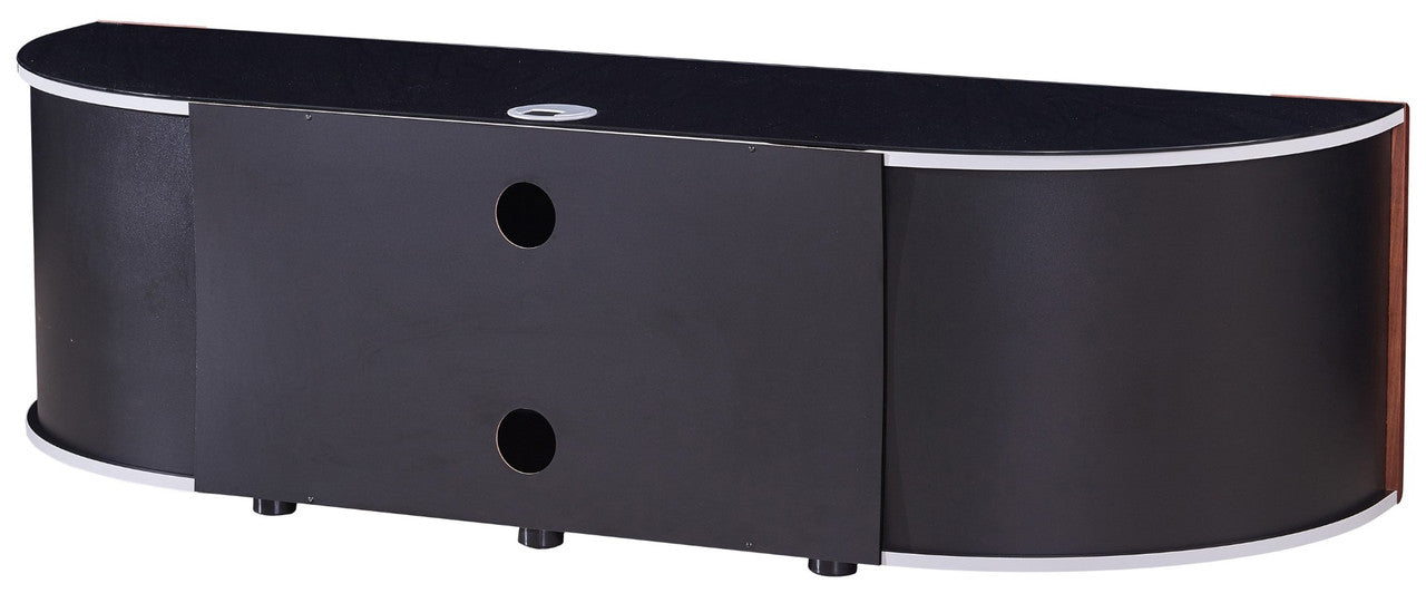 Sirius 1600 Corner TV Stand For TVs Up To 65 Inches With Oak/Walnut Trims