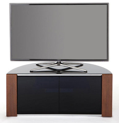 Sirius 850 Corner TV Stand For TVs Up To 40" With Oak/Walnut Trims