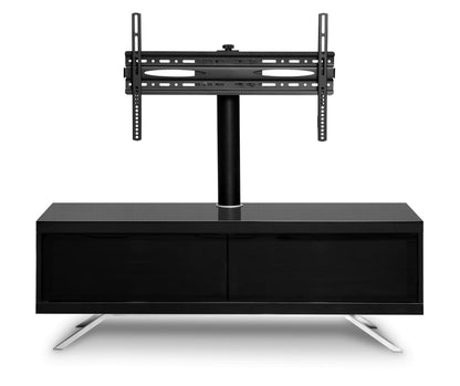 MDA Designs Tucana 1200 Black Hybrid TV Unit Stand for TVs Up To 60 Inches with Screen Mount