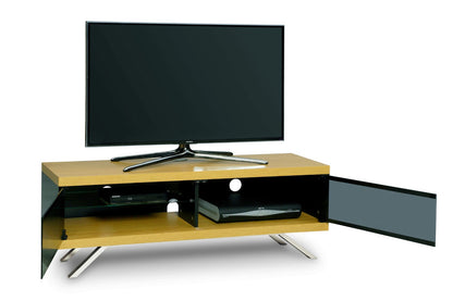 Tucana 1200 Oak TV Unit with Screen Mount For TVs Up To 60 Inches