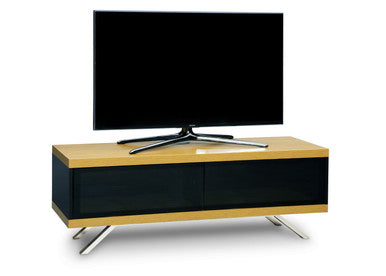 Tucana 1200 Oak TV Unit with Screen Mount For TVs Up To 60 Inches