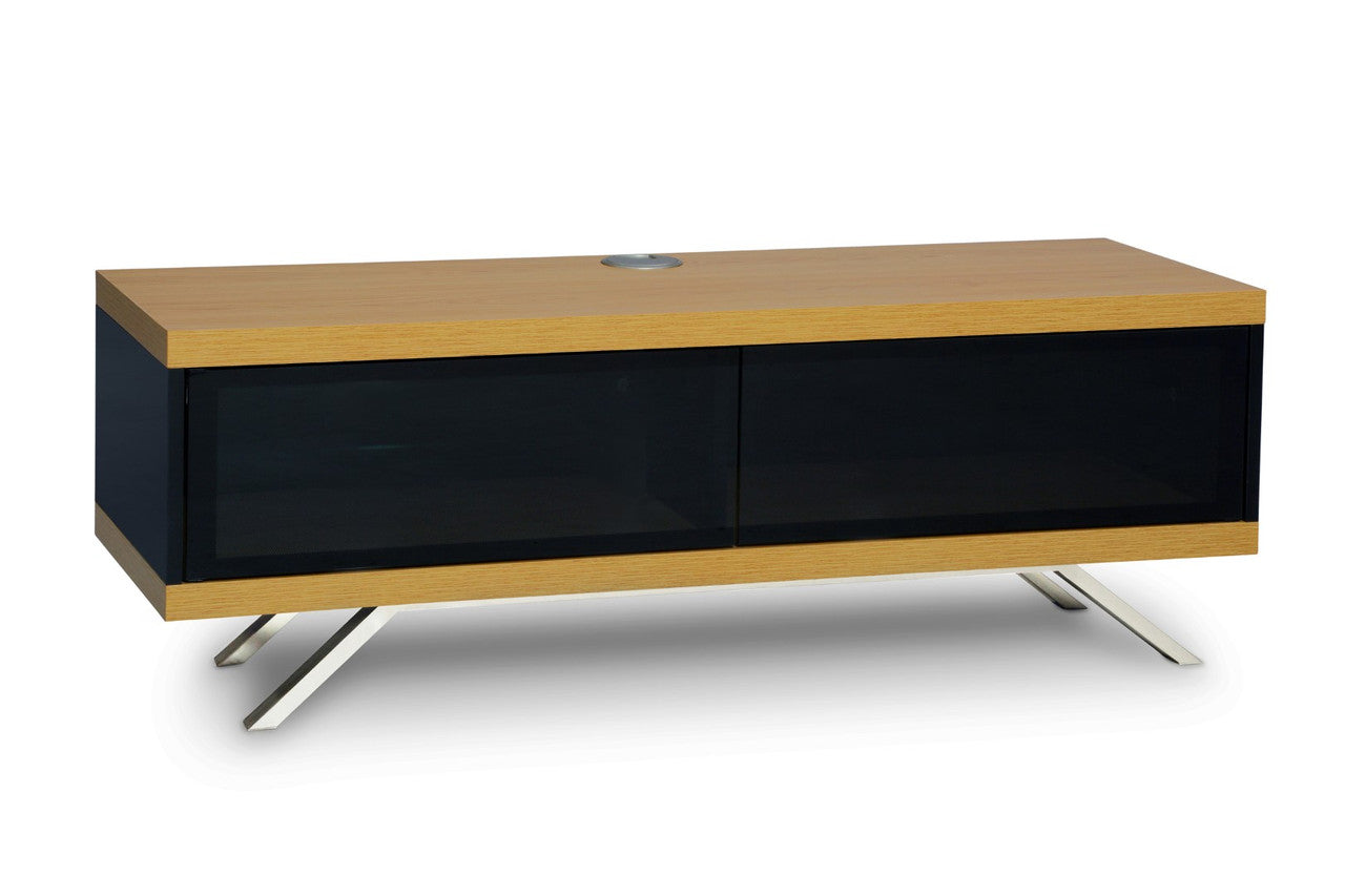 Tucana 1200 Oak TV Unit with Screen Mount For TVs Up To 60 Inches