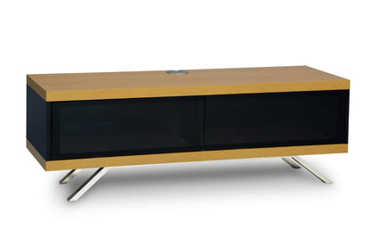 Tucana 1200 Oak TV Unit with Screen Mount For TVs Up To 60 Inches
