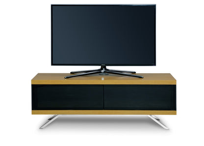 Tucana 1200 Oak TV Unit with Screen Mount For TVs Up To 60 Inches