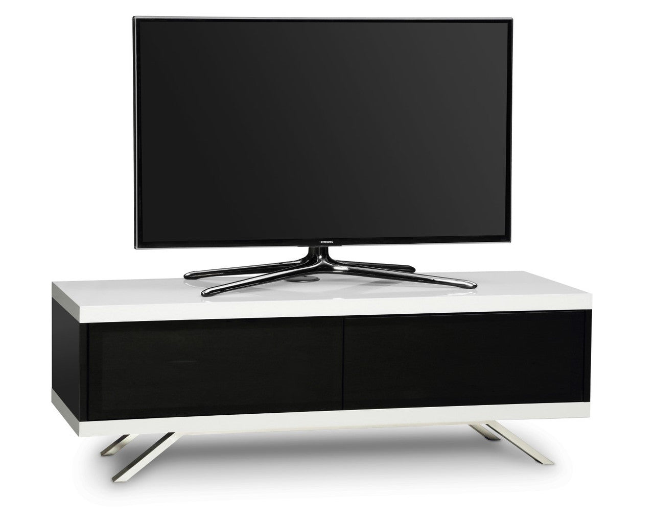 MDA Designs Tucana 1200 White TV Unit For TVs Up To 60 Inches