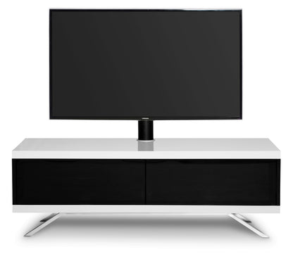 MDA Designs Tucana 1200 White TV Unit for TVs up to 60 inches. Sale price