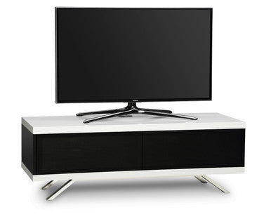 MDA Designs Tucana 1200 White TV Unit For TVs Up To 60 Inches
