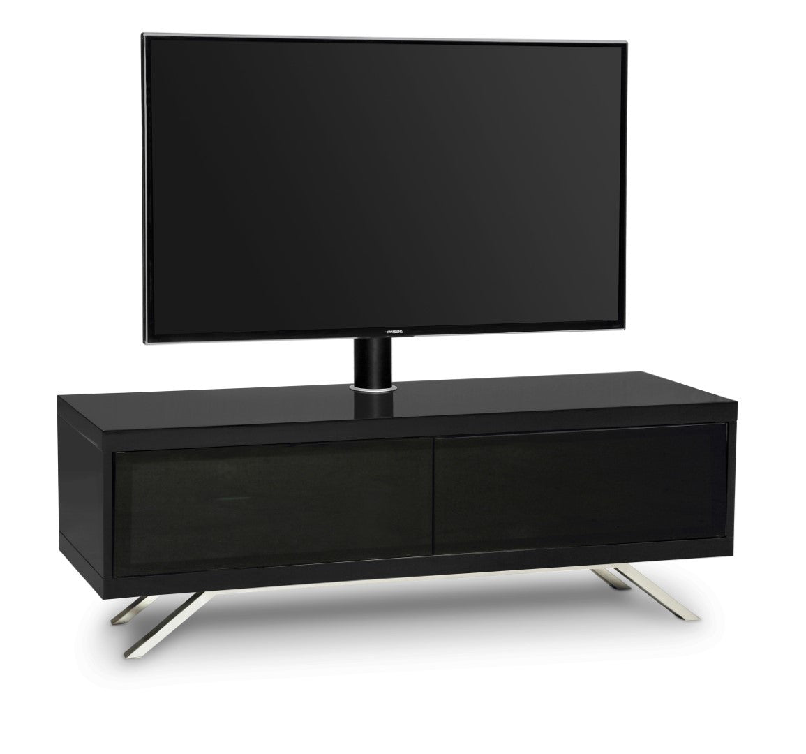 MDA Designs Tucana Hybrid 1200 TV Cantilever Cabinet in Black