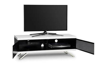 MDA Designs Tucana Hybrid White TV Stand. Free UK Delivery
