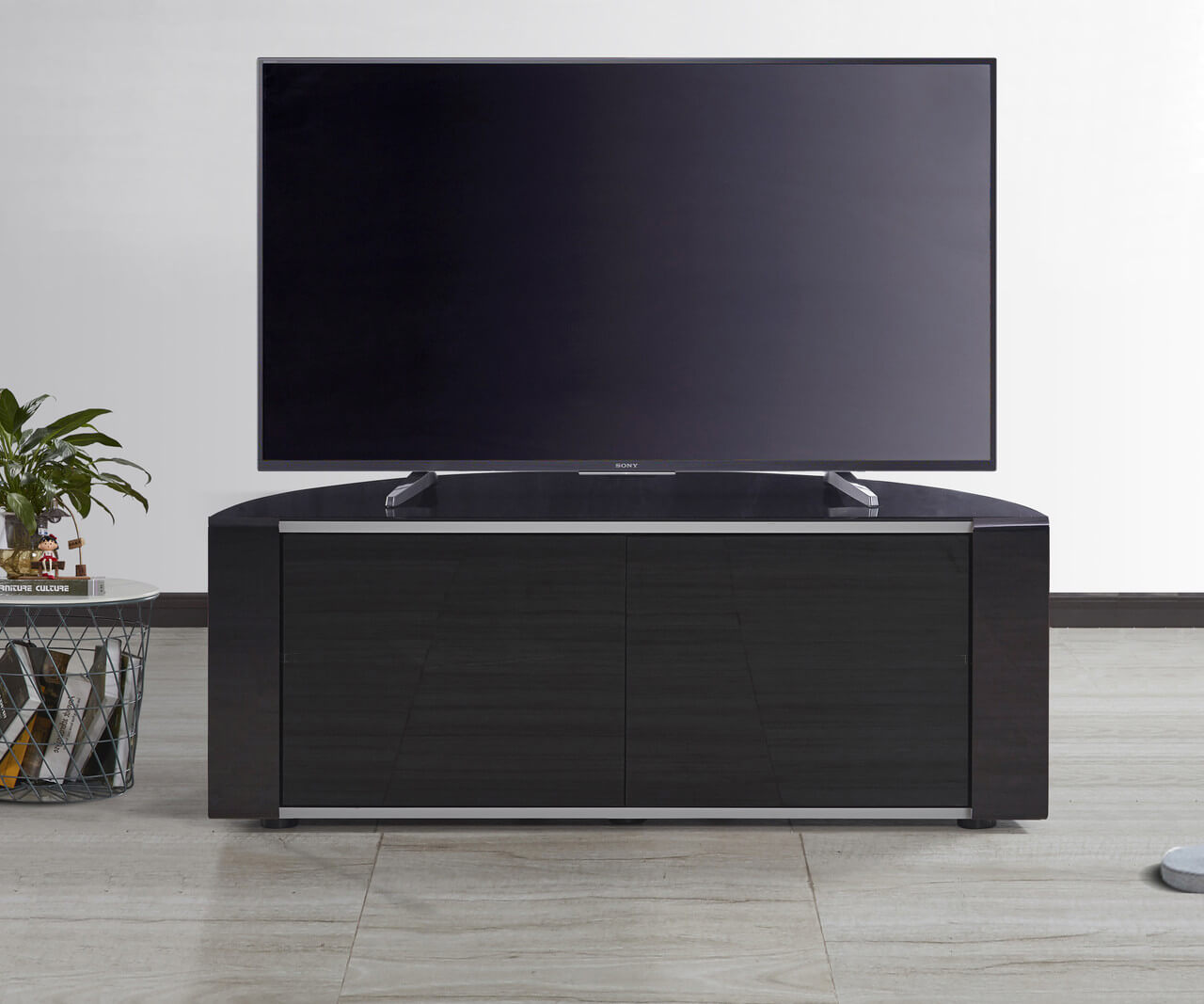 MDA Designs Sirius 1200 black tv stand for sale uk price. Free Delivery