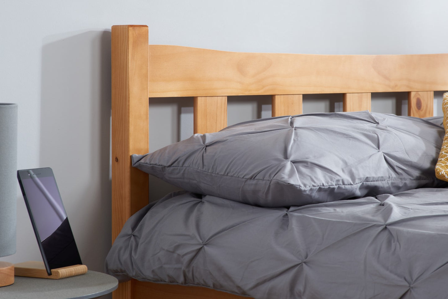 Birlea Miami 4ft Small Double Brown Pine Bed Frame