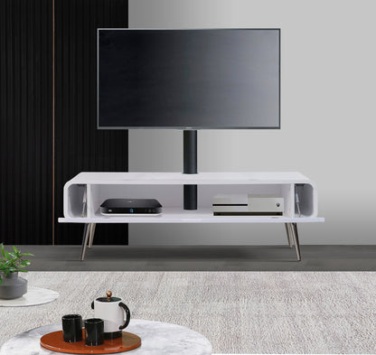 Mira 1200 Hybrid White Complete With Screen Mount For TVs Up To 65 Inches MDA Designs