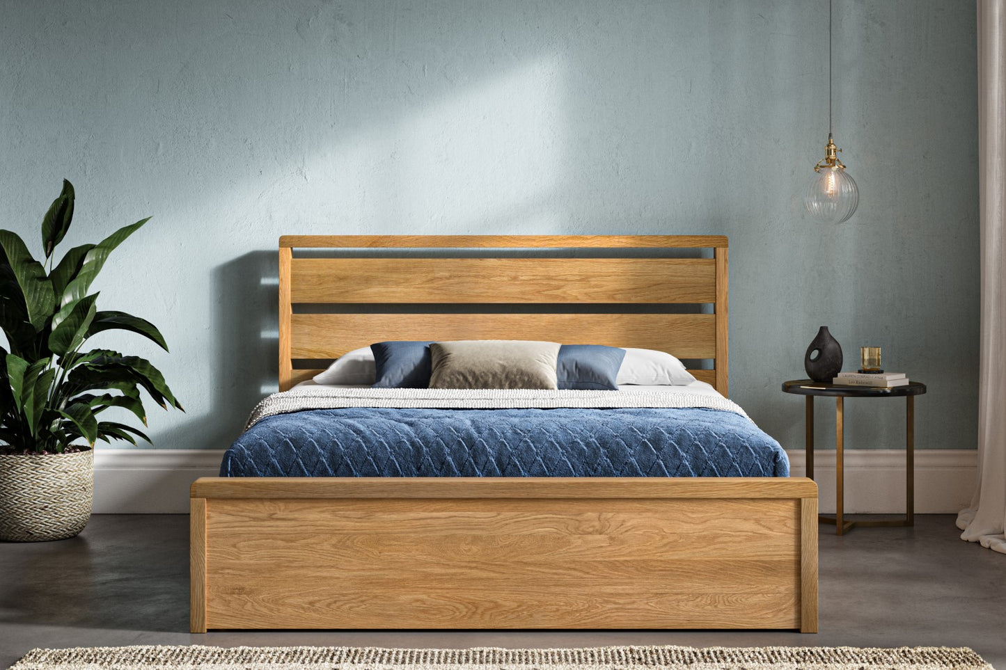 Emporia Modena Super Kingsize Solid Oak Bed Frame