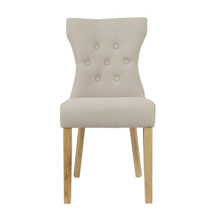 LPD Naples Beige Hopsack Dining Chair