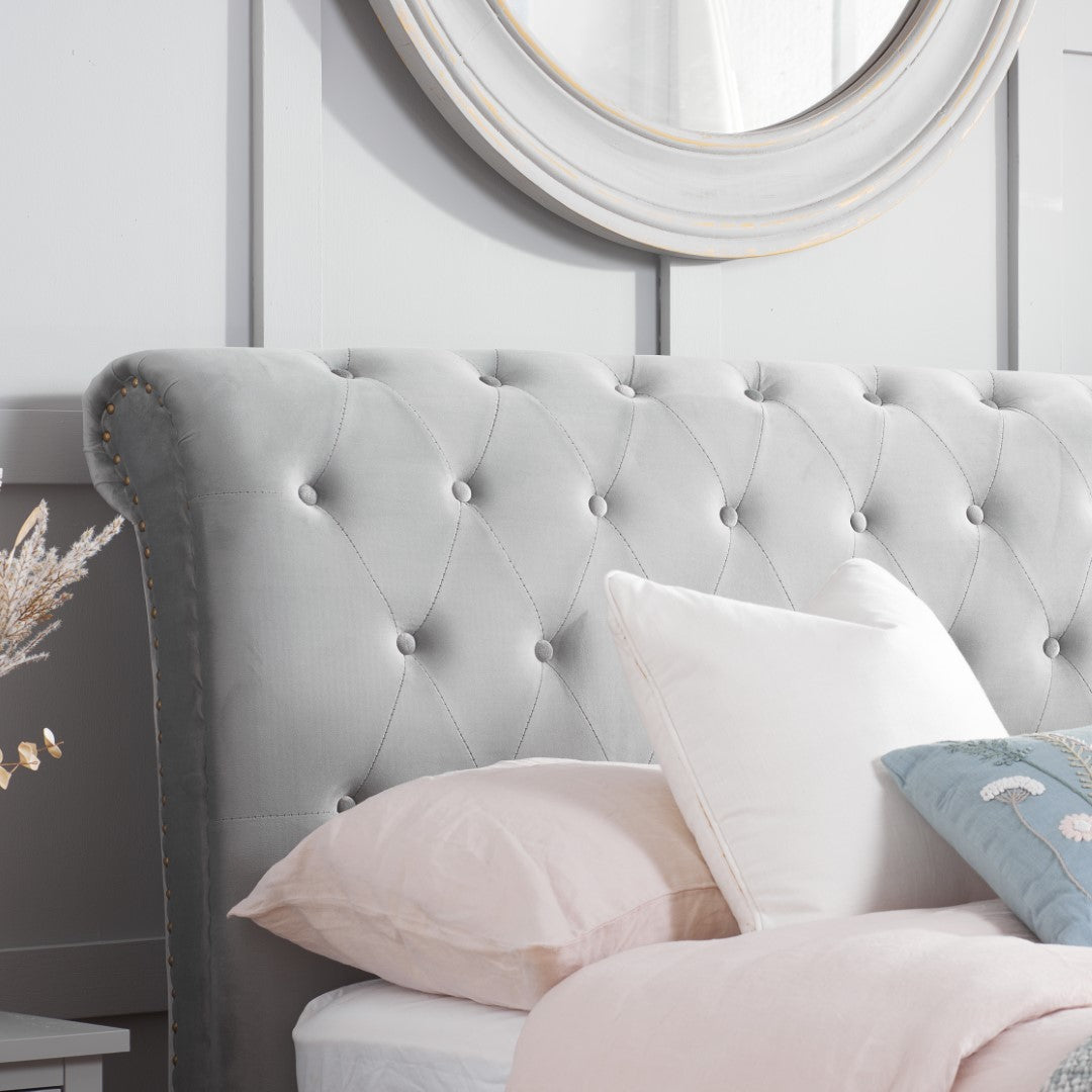 Birlea Opulence 4ft6 Double Grey Fabric Bed Frame