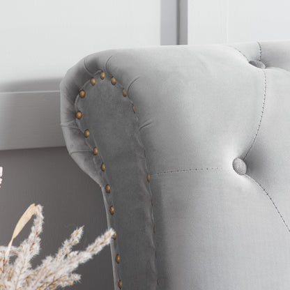 Birlea Opulence 4ft6 Double Grey Fabric Bed Frame