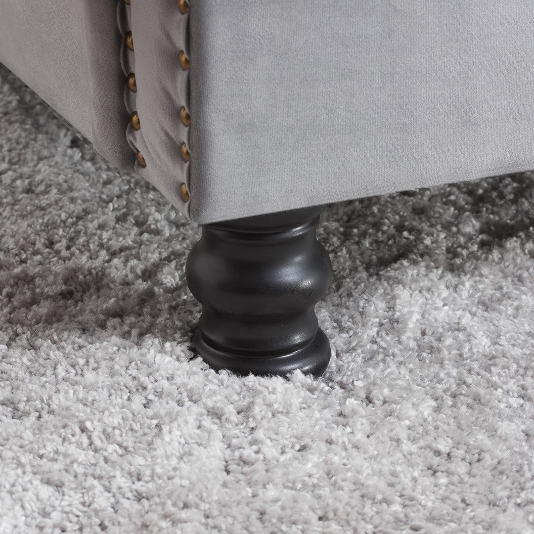 Birlea Opulence 4ft6 Double Grey Fabric Bed Frame