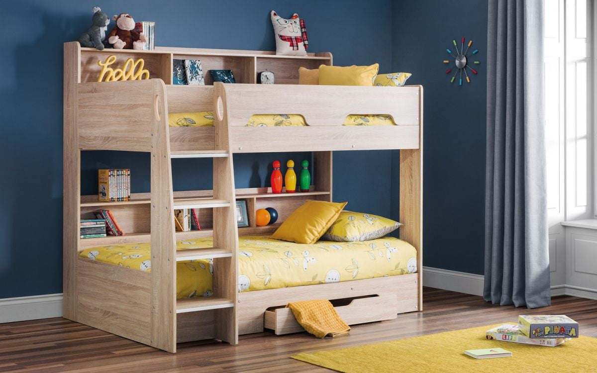 Julian Bowen Orion Sonoma Light Oak Bunk Bed