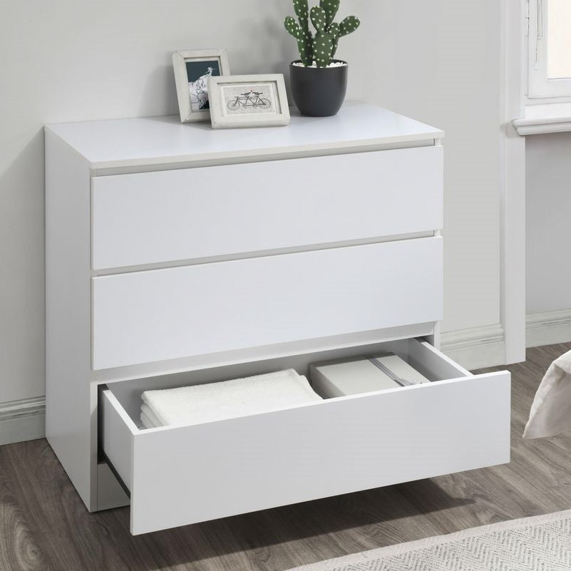 Birlea Oslo White 3 Drawer Chest